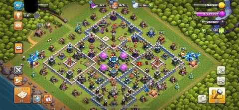 部落冲突部落里怎么挂红