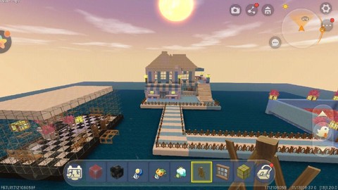 迷你世界水底怎么建房