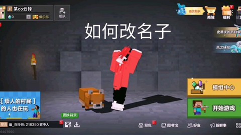 怎么改我的世界名字