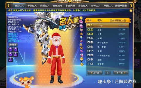 QQ飞车都有什么红人