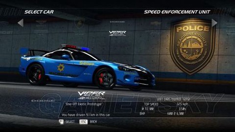 极品飞车怎么撞警车